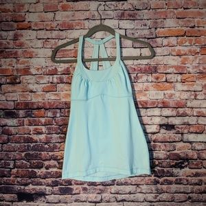 Lululemon blue workout tank 4